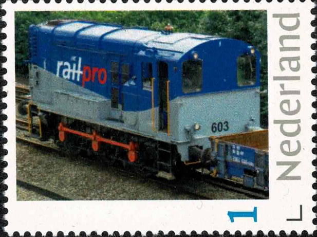 year=2019, Dutch personalised stamp with Dutch loco